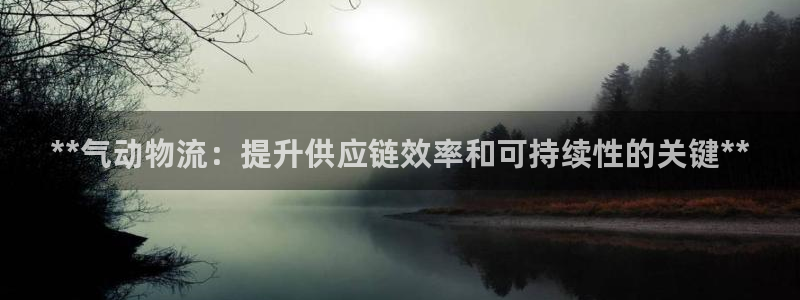 28圈赌博软件正规吗：**气动物流：