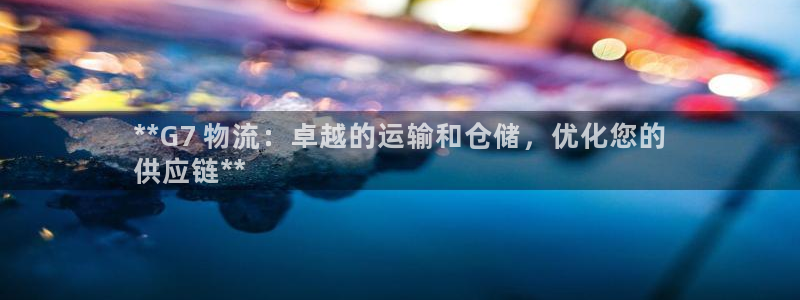 28圈反水什么时候到：**G7 物流