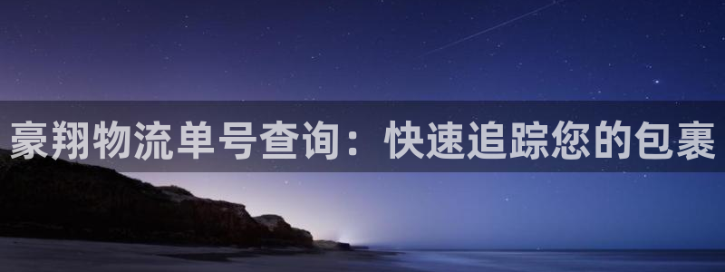 28圈下载不了：豪翔物流单号查询：快
