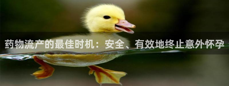 28圈免费充钱：药物流产的最佳时机：