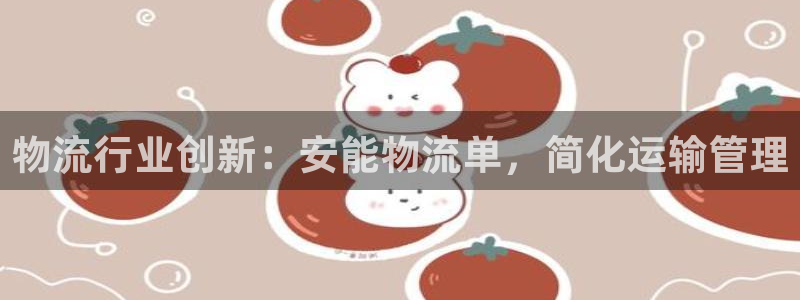 28圈cn：物流行业创新：安能物流单