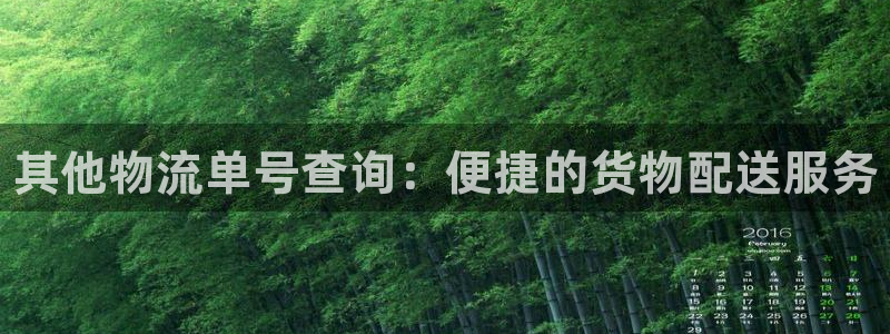 28圈链接：其他物流单号查询：便捷的